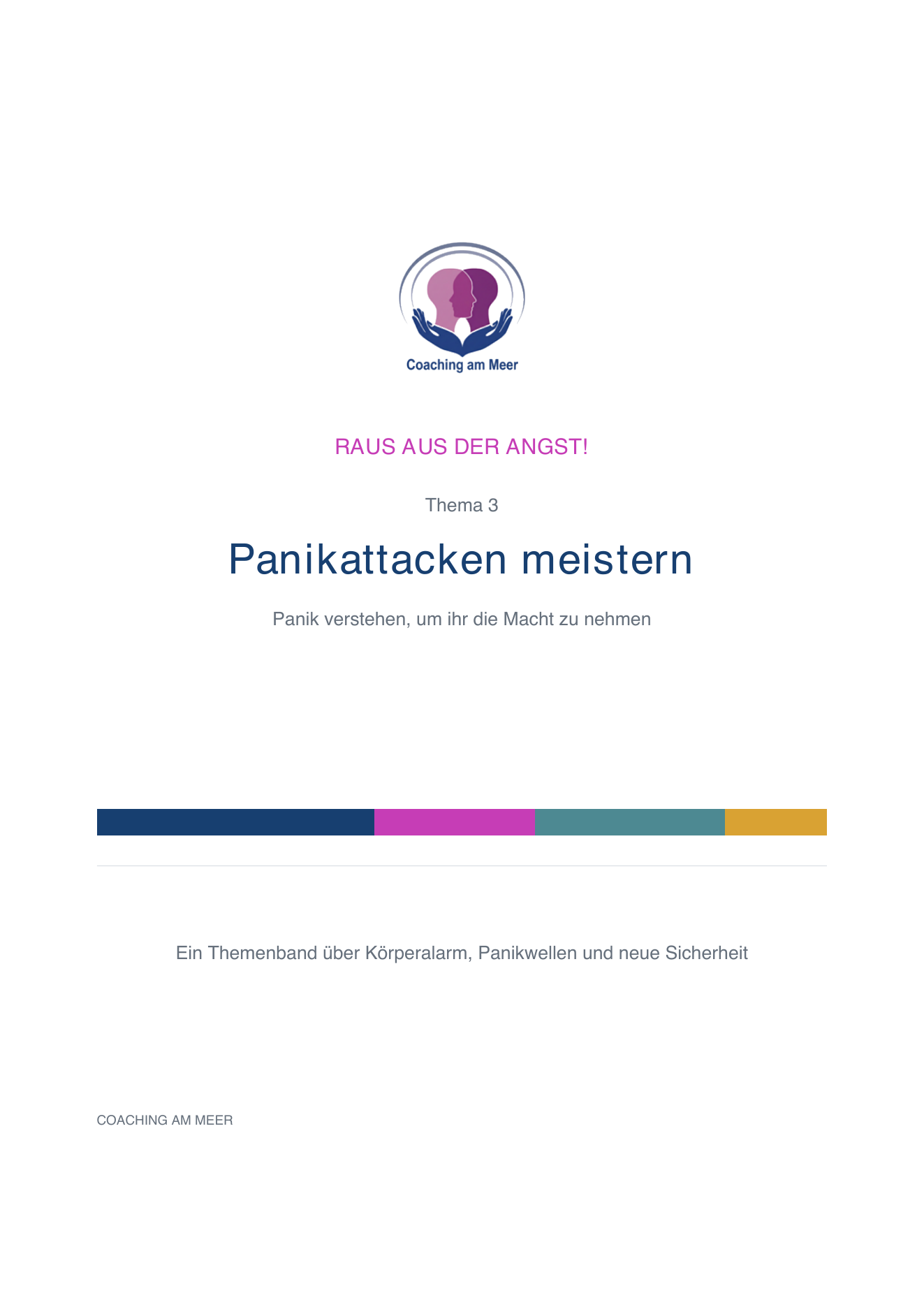 Arbeitsbuch Panikattacken meistern